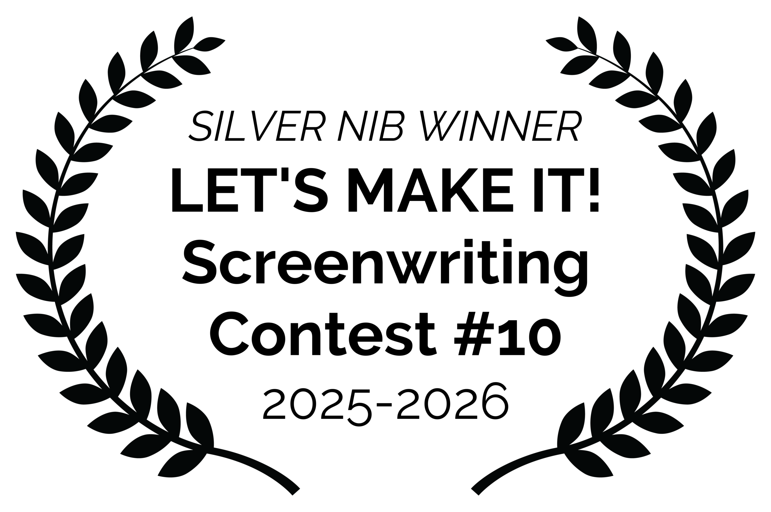 Let's Make It Screenwriting Contest Silver Nib Winner